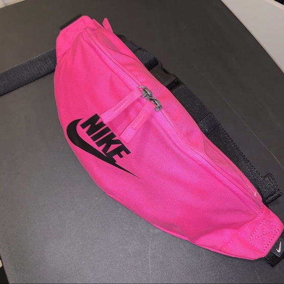 nike pink belt bag